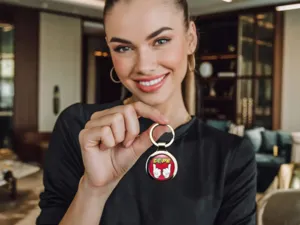 Photo Keychain High-End Style Strong Design